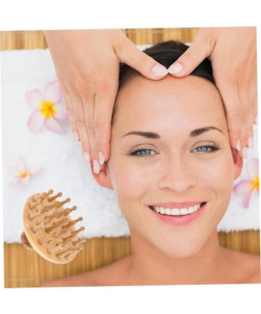 Beaupretty 5-Stage Wooden Massage Comb - Scalp & Hairbrush Tool for Full Body Circulation | Comfortable Beech & Bamboo Design - Buy Online on GoSupps.com