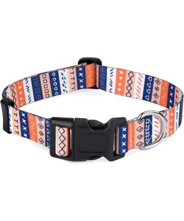 Shop Mihqy Adjustable Dog Collar | Soft & Comfortable Bohemian Design for All Dog Sizes | Floral & Geometric Patterns - Buy Online on GoSupps.com