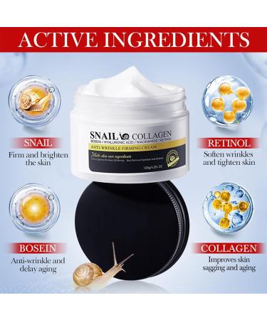 Face Moisturizer for Women - Snail Mucin - Face Cream for Hydrating Reparing Firming - Skin Care - Moisturiser Face Women for Anti-Wrinkle & Aanti-Aging - Face Care - Snail Cream - Buy Online on GoSupps.com
