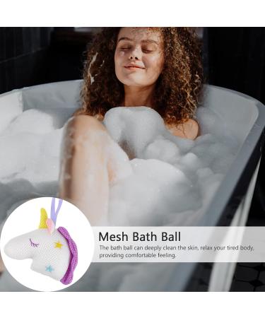 Unicorn Shower Brush & Bath Sponge - Loofah Soap Massager for Ultimate Body Scrub | International Shipping - Buy Online on GoSupps.com