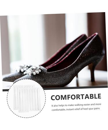 FRCOLOR 16pcs Gel Heel Cushions & Sole Pads - Anti-Skid Transparent Insole Stickers for Sandals & Shoes - Buy Online on GoSupps.com