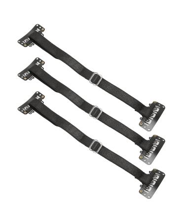 Yctze 3 Pack Reusable Adjustable Elastic Face Bands with Clips - Portable Stretching Strap for Women | Beauty Makeup Tools & Accessories - Buy Online on GoSupps.com