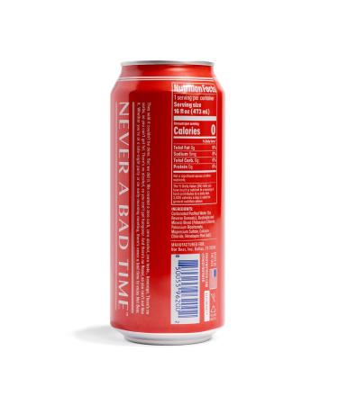Not Beer American Sparkling Water - Unflavored Mineral & Electrolyte Blend 16 Oz Tallboy Cans 8 Pack - Refreshing Carbonated Soda Water - Buy Online on GoSupps.com