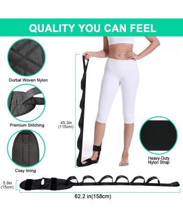 Mercase Plantar Fasciitis Night Splint Set - Relief Kit for Men and Women + Foot and Calf Stretcher - Achilles Tendonitis Relief - Day & Night Support - Buy Online on GoSupps.com