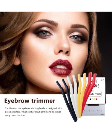 Pisamhid Eyebrow Razor Set - 8 Ergonomic Facial Razors with Protective Covers for Eyebrows Shaving & Dermaplaning - Buy Online on GoSupps.com
