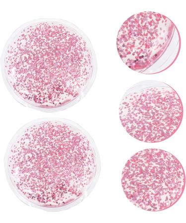 2pcs Eye Cooling Pads | Sleeping Eye Mask for Puffy Eyes | Cold Gel Pack for Massage | Useful Blindfold for Travel and Home Use - Pink - Buy Online on GoSupps.com