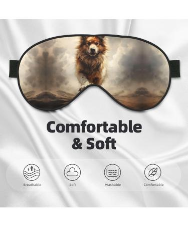 Dog Paw Print Sleep Eye Mask | Soft Comfort Eye Shade for Travel Yoga & Shift Work - Unisex - Buy Online on GoSupps.com