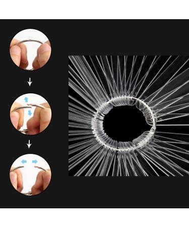 Zeonhei 150-Piece Nail Art Tip Ring Set | Transparent Nail Polish Display & Practice Tools for DIY Nail Art Salon Use and Color Application - Buy Online on GoSupps.com