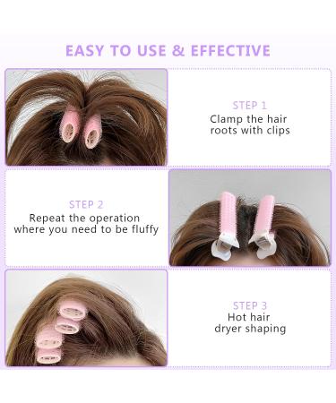 Volumizing Velcro Hair Clips for Women - Fluffy Hair Root Volume - 8 PCS - Buy Online on GoSupps.com