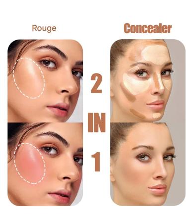  lyanny lyanny Concealer and Cream Blush Palette Cream Blush Palette Cream Foundation 12 Blush and Contour Colors Natural Cheek Shade for Girls - Buy Online on GoSupps.com
