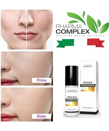  PHARMA COMPLEX Primer Viso Professional Ml 30 Made in Italy Make-Up Concealer Eyelets Eye Lighter Foundation Anti-Wrinkle Effect Truco Base Italian Quality and Beauty Cosmetics - Buy Online on GoSupps.com