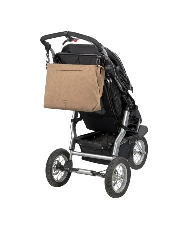 L SSIG Vegan Leather Baby Diaper Bag - Tender Shoulder Bag in Camel | Stylish & Functional Accessories for Moms - Buy Online on GoSupps.com