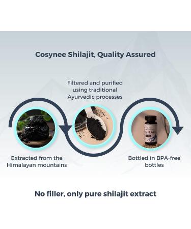 Organic Shilajit Himalayan Capsules | 56% Fulvic Acid & 5% Piperine | Energy Support | 90 Capsules - Buy Online on GoSupps.com