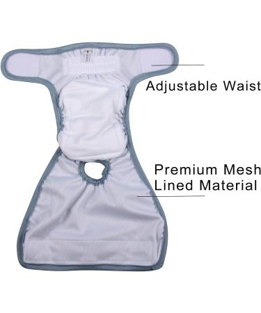 JoyDaog Female Dog Diapers for Large Dogs - Reusable XXL Size 4 Pack in Classic Colors - Perfect for Comfort & Convenience - Buy Online on GoSupps.com