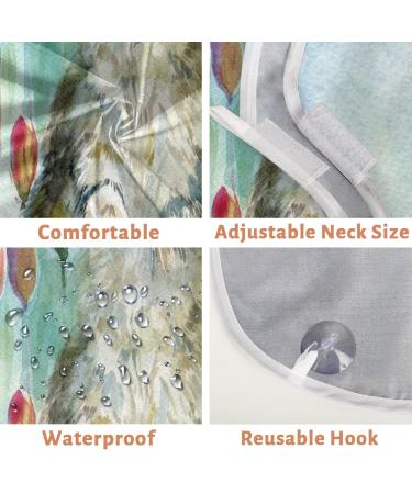Buy Lovely Cat Butterfly Beard Bib Apron - Waterproof Grooming Cape for Men | Non-Stick Hair Catcher with Suction Cups | Perfect Gifts for Men - Buy Online on GoSupps.com