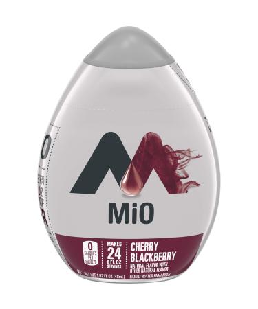 MiO Cherry Blackberry Liquid Water Enhancer Drink Mix (1.62 fl oz Bottle), Set of 4