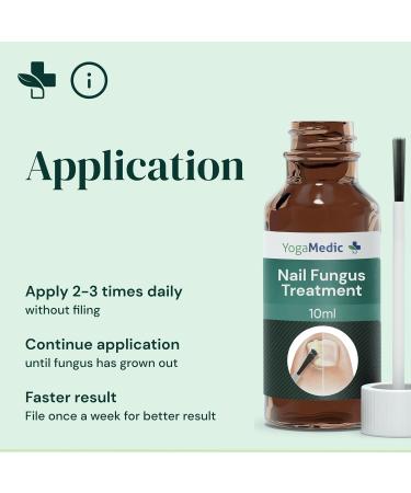 YogaMedic Fungal Nail Cure 10ml - Extra Strong, Patented Anti-Fungus Treatment for Toe Nails - Clinically Tested, Fast-Acting Formula - Buy Online on GoSupps.com