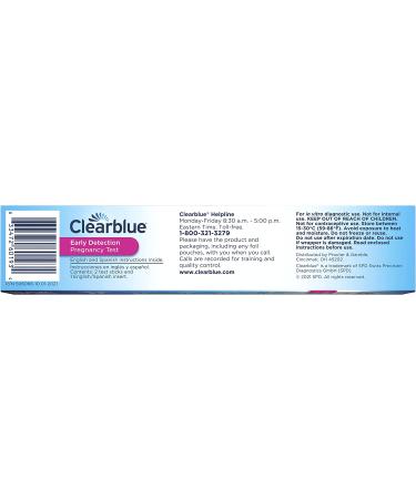 Clearblue Early Detection Pregnancy Test - 2 Pack - Buy Online on GoSupps.com