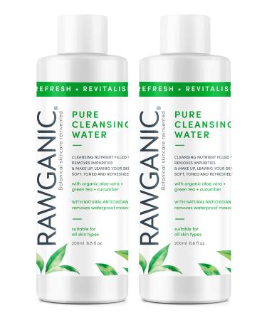 Rawganic Bio Refreshing micelle water Micellar cleaning water with aloe extract make-up gently (2 x 200 ml) 200 ml (2 Pack)
