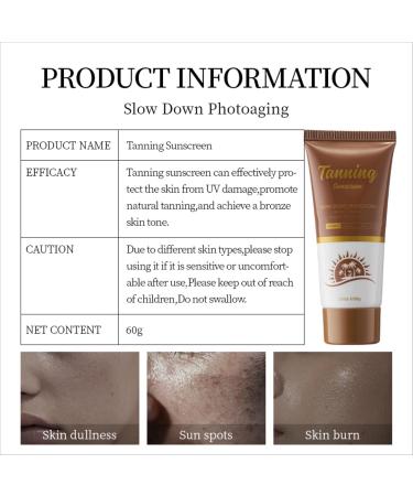 Zynewa Selftanning cream 60 g UV sunscreen for a radiant tan light texture nongreasy for a natural tan and supple skin - Buy Online on GoSupps.com