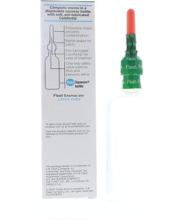C B Fleets & Co Fleet Enema Saline Laxative 7.8 fl oz - Ready-to-Use for Fast Relief - Buy Online on GoSupps.com