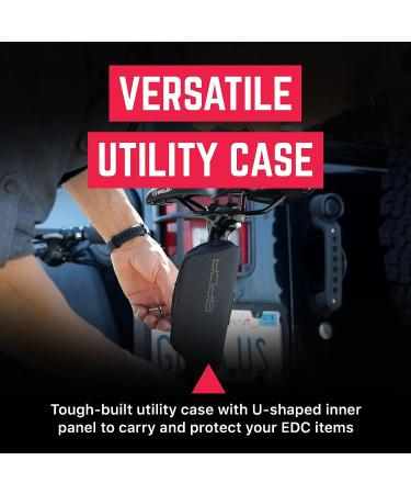 GPCA Utility Case - Small Tool Bag with ABS Belt Clip and MOLLE Straps | Versatile Belt Pouch for Jeep, Car, Bike | Tough-Built Organizer for Glasses, Keys, EDC Tools - Buy Online on GoSupps.com