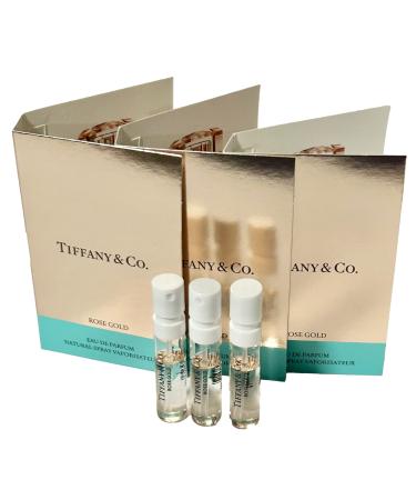 Tiffany & Co. Sample Perfume Rose Gold Women Spray 1.5 ml / 0.05 oz - set of 3