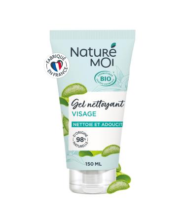 Naturé Moi - Facial cleansing gel - Freshness face wash - Organic Aloe Vera face care - 98% natural origin - 150ml - Made in
