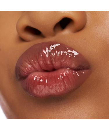 essence CHOCO BOMB shiny lipgloss 01 Chocoholic! gloss parfum chocolat ultra-brillant brun aux reflets dor s non collant 10ml - Buy Online on GoSupps.com