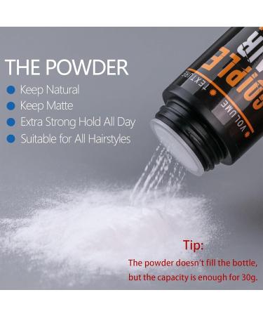 Hair Styling Powder for Men & Women - 1.05oz Volumizing & Texturizing Sea Salt Spray - Flexible Hold Natural Look Hair Powder - Buy Online on GoSupps.com