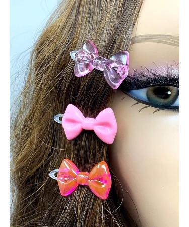 Tara Girls Self Hinge Plastic Bow Hair Barrettes Pack of 2 (BR29) - Buy Online on GoSupps.com