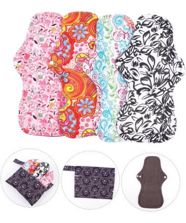 Healvian 12-PACK Washable Menstruation Pads | Comfortable Cloth Period Towels for Women | Eco-Friendly Reusable Menstrual Bands - Buy Online on GoSupps.com