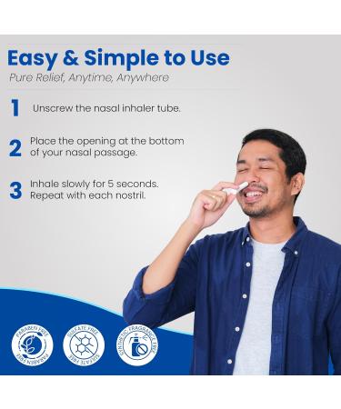 MOXE VaporEase Portable Nasal Inhaler On-The-Go Non-Medicated Made in USA Soothing and Refreshing Vapors Menthol Scent 3 Pack VaporEase 3 Pack - Buy Online on GoSupps.com