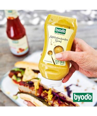 ByoDo Byodo Organic Medium-Spiky Mustard Bottle in PET 300ml (6 x 300ml) - Buy Online on GoSupps.com
