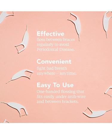 Platypus Orthodontic Flossers for Braces - 30 Count Bag (Pack of 4) | Unique Design Fits Under Arch Wire, Floss Entire Mouth in Less Than 2 Minutes | Increases Compliance by 84% - Buy Online on GoSupps.com