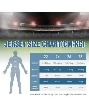 Sternstund Children's Home/Away Football Jersey Sets - Youth Soccer Kits Training Shirts & Shorts Ages 6-7 - Shop Now! - Buy Online on GoSupps.com