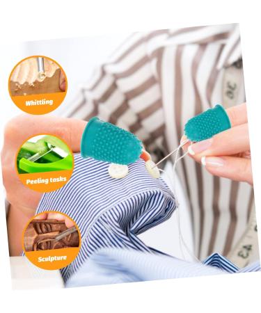VILLCASE 125 Pcs Rubber Non-Slip Finger Cots & Finger Pads - Reusable Grips for Money Counting & Hot Glue - Assorted Colors 3.5x3CM - Buy Online on GoSupps.com