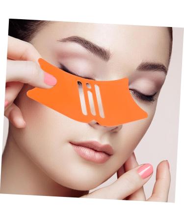 Housoutil Mascara Make Up Orange Blindfold Girls Guard Auxiliary Portable Makeup Tools Stencils Template Teen 10.3x3.8cm Orange - Buy Online on GoSupps.com