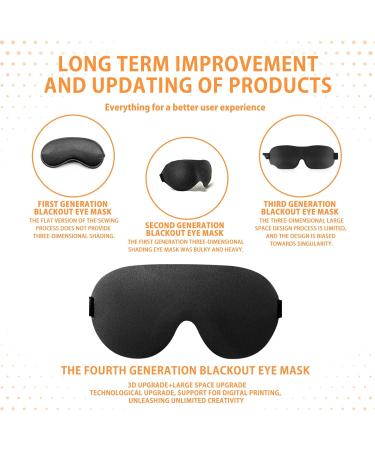 Best Sleep Mask for Side Sleepers - Soft 3D Eye Cover for Travel & Nap | Comfortable Blindfold for Men & Women - Buy Online on GoSupps.com