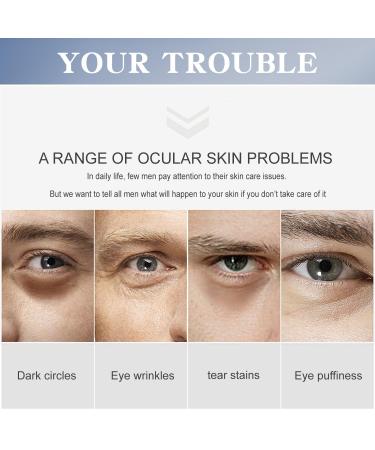 Men's Restoring Eye Cream | Hydrating Under Eye Cream for Dark Circles & Puffiness | Anti-Aging & Fine Line Reduction - Buy Online on GoSupps.com