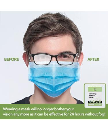 250 Count Anti-Fog Glasses Cleaning Wipes | Individually Wrapped Defogging Lens Wipes | Quick-Dry & Suitable for All Glasses & Electronics - Buy Online on GoSupps.com