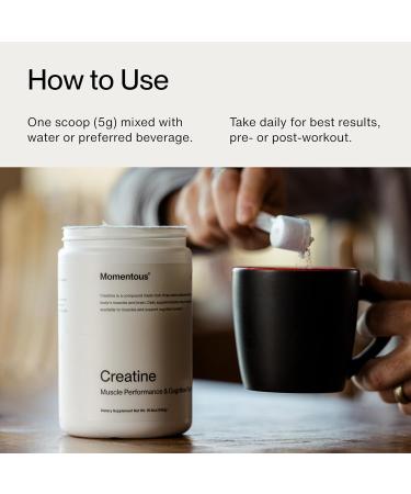 Momentous Three - Creatine Monohydrate Powder (90 Servings) Grass-Fed Whey Protein Powder (Unflavored) & Omega-3 Fish Oil 1600mg - Daily Essentials for Strength Performance & Lean Muscle Recovery - Buy Online on GoSupps.com