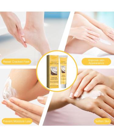 Coconut Cracked Heel Repair Cream Coconut Foot Cream For Cracked Heels & Dry Skin Foot Care Cream With Coconut Oil Callus Remover Nourishes Soften For Hand & Feet And Body - Buy Online on GoSupps.com