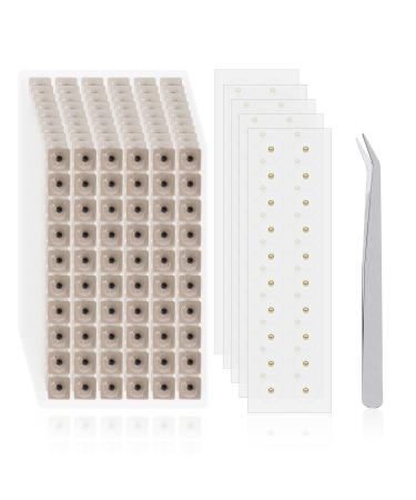 100 transparent ear acupuncture point plaster 600 ear beans 1 tweezers ear acupuncture ear seed acupuncture ear acupuncture seeds ear acupuncture point massage - Buy Online on GoSupps.com