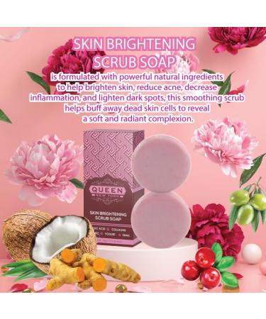 ORGANIC Kojic Acid+Collagen Skin Brightening Scrub Soap- Moisturizes Reduces the appearance of Acne Scars Wrinkles Dark Or Red Spots Vegan Cruelty Free-NO FRAGRANCE-SPF 15 - Buy Online on GoSupps.com
