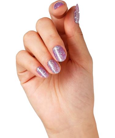 Bluesky Gel Nail Polish Purple Dream Blz48 Chunky Glitter Light Lilac - Long Lasting Chip Resistant - 10 ml - UV/LED Lamp Required - Pack of 1 - Buy Online on GoSupps.com