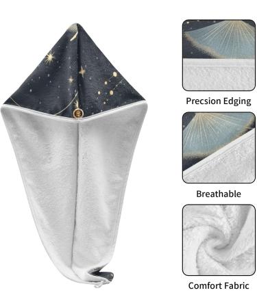Beautiful Ballerinas Hair Towel 2 Pack | Super Absorbent Quick Dry Hair Turbans for Women & Girls - Buy Online on GoSupps.com
