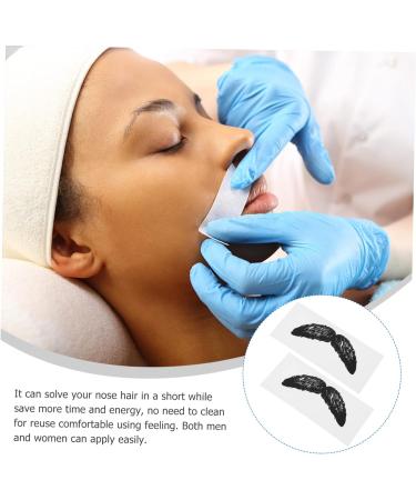 minkissy 40 Pcs Stickers Cleaning Accessories Mustache Cleaning Fake Mustache Sticker Mustache Wax Strips Mens Sticking Stuffers Mustache Protector Sticker Fake Beard Body Applicator Man 11X5cmx2pcs Blackx2pcs - Buy Online on GoSupps.com
