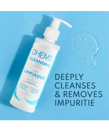 DHEMS Cleansing Gel Daily Face Wash and Makeup Remover for Oily and Mixed Skin 6.76 Ounces - Buy Online on GoSupps.com
