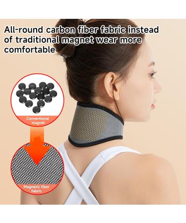 Buy Hislaves Self-Heating Neck Bandage - Comfortable Wormwood Heat Therapy for Pain Relief | Adjustable & Breathable Cervical Support - Buy Online on GoSupps.com